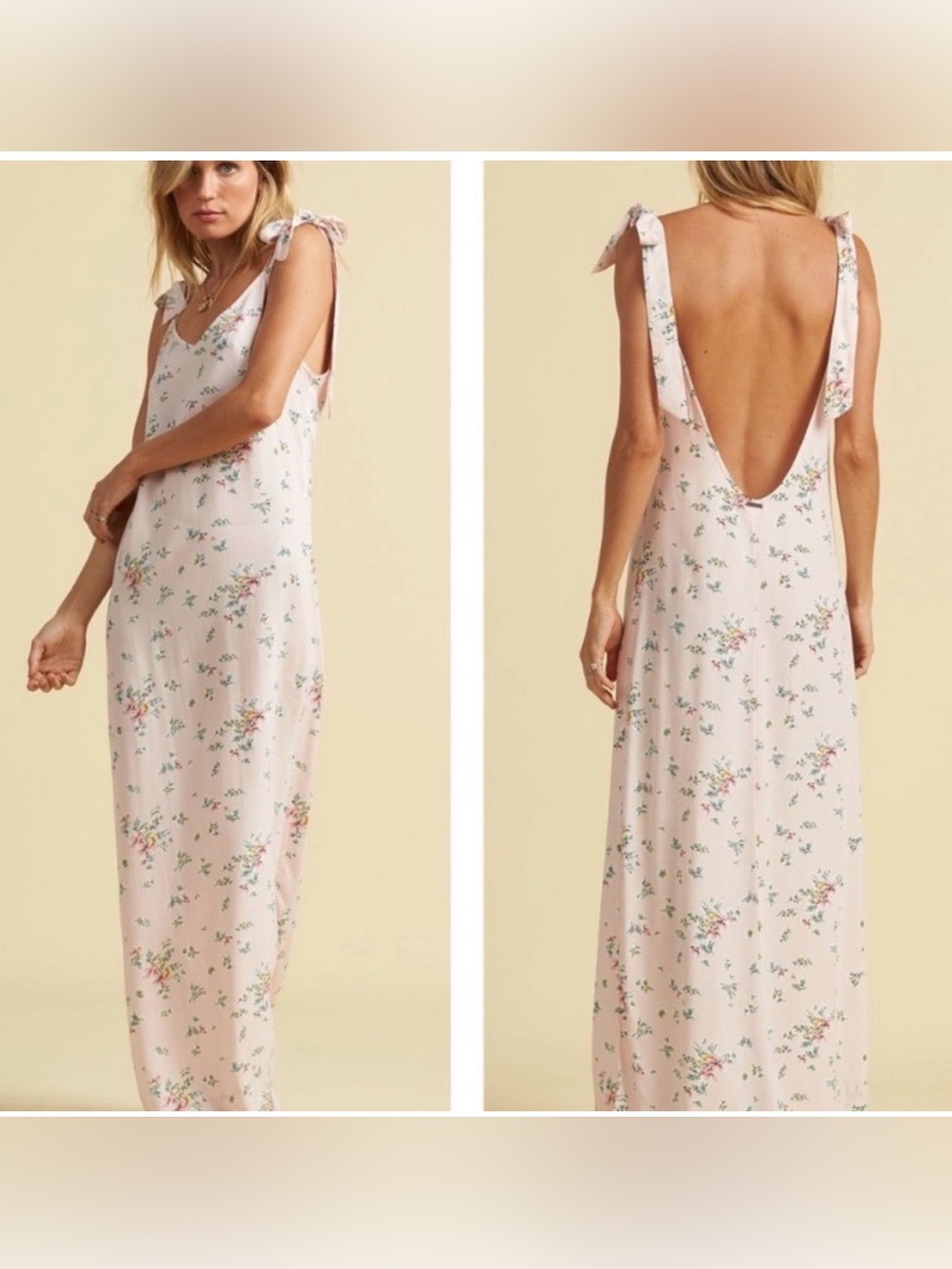 Billabong x The Salty Blonde "Beach Party" Maxi Dress Size Large NWOT